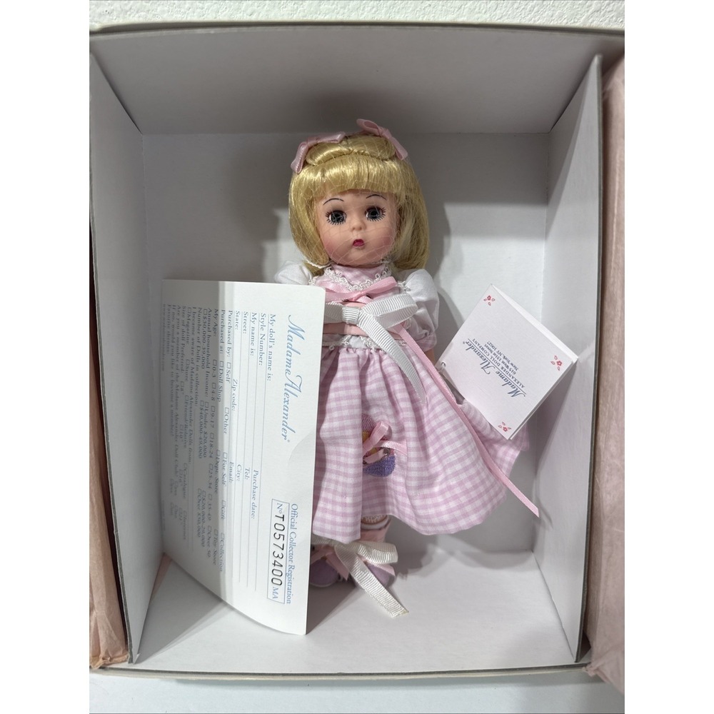 2000 Madame Alexander Doll: I Can Tie My Shoes #36185 Boxed Insert Card Tags NEW